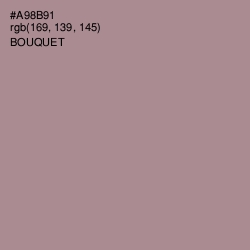 #A98B91 - Bouquet Color Image