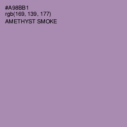 #A98BB1 - Amethyst Smoke Color Image