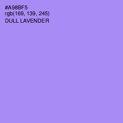 #A98BF5 - Dull Lavender Color Image