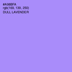 #A98BFA - Dull Lavender Color Image