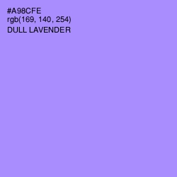 #A98CFE - Dull Lavender Color Image