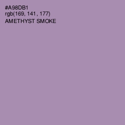 #A98DB1 - Amethyst Smoke Color Image
