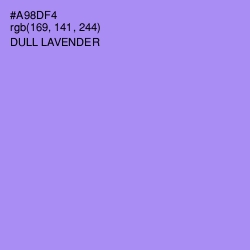 #A98DF4 - Dull Lavender Color Image