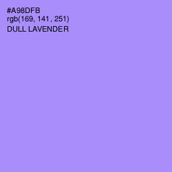 #A98DFB - Dull Lavender Color Image