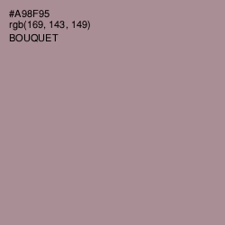 #A98F95 - Bouquet Color Image