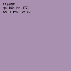 #A990B1 - Amethyst Smoke Color Image