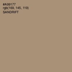 #A99177 - Sandrift Color Image