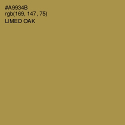 #A9934B - Limed Oak Color Image