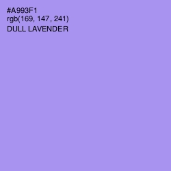 #A993F1 - Dull Lavender Color Image