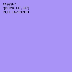 #A993F7 - Dull Lavender Color Image