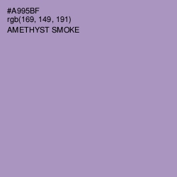 #A995BF - Amethyst Smoke Color Image