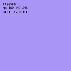 #A995F6 - Dull Lavender Color Image