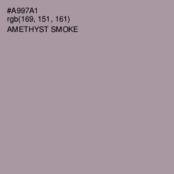 #A997A1 - Amethyst Smoke Color Image