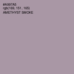 #A997A5 - Amethyst Smoke Color Image