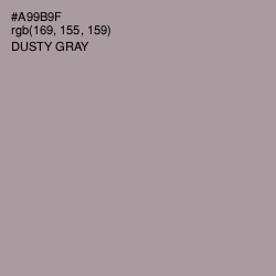 #A99B9F - Dusty Gray Color Image