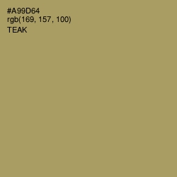 #A99D64 - Teak Color Image