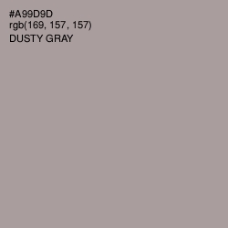 #A99D9D - Dusty Gray Color Image