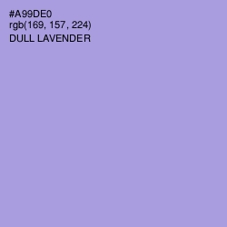 #A99DE0 - Dull Lavender Color Image