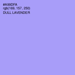 #A99DFA - Dull Lavender Color Image