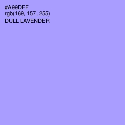 #A99DFF - Dull Lavender Color Image