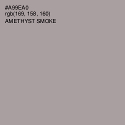 #A99EA0 - Amethyst Smoke Color Image