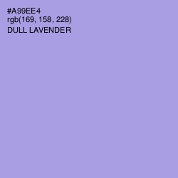 #A99EE4 - Dull Lavender Color Image