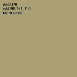 #A9A175 - Mongoose Color Image