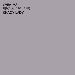 #A9A1AA - Shady Lady Color Image