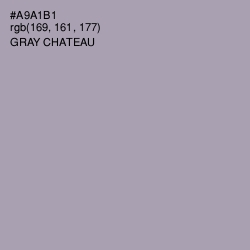 #A9A1B1 - Gray Chateau Color Image