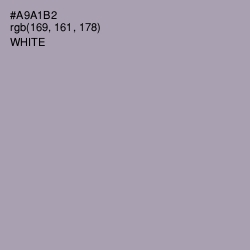 #A9A1B2 - Spun Pearl Color Image