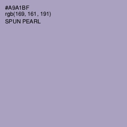 #A9A1BF - Spun Pearl Color Image