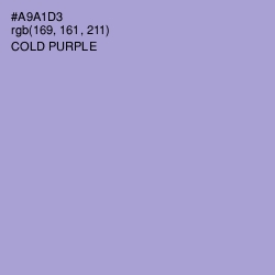 #A9A1D3 - Cold Purple Color Image