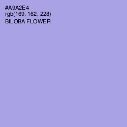 #A9A2E4 - Biloba Flower Color Image