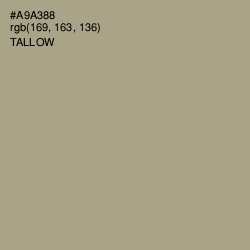 #A9A388 - Tallow Color Image