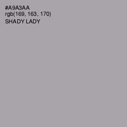 #A9A3AA - Shady Lady Color Image