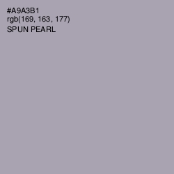#A9A3B1 - Spun Pearl Color Image
