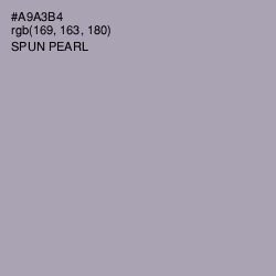 #A9A3B4 - Spun Pearl Color Image