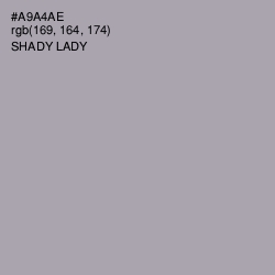 #A9A4AE - Shady Lady Color Image