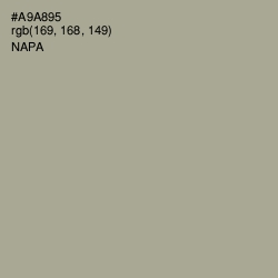 #A9A895 - Napa Color Image