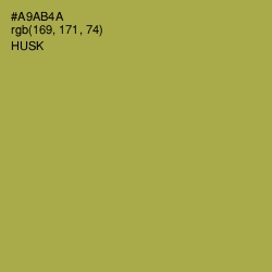 #A9AB4A - Husk Color Image