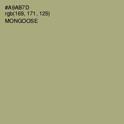 #A9AB7D - Mongoose Color Image