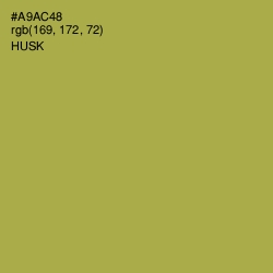 #A9AC48 - Husk Color Image