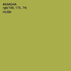 #A9AD4A - Husk Color Image