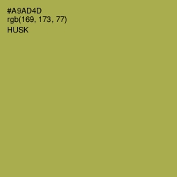 #A9AD4D - Husk Color Image