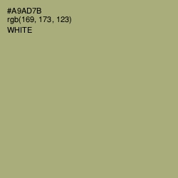 #A9AD7B - Green Smoke Color Image