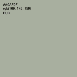 #A9AF9F - Bud Color Image