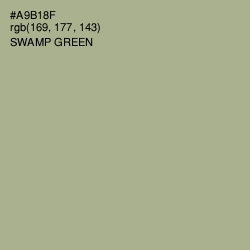 #A9B18F - Swamp Green Color Image