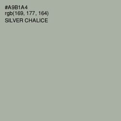 #A9B1A4 - Silver Chalice Color Image