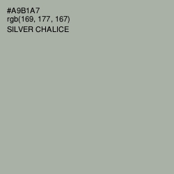 #A9B1A7 - Silver Chalice Color Image