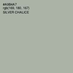 #A9B4A7 - Silver Chalice Color Image
